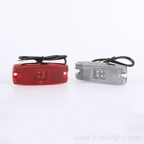 Trailer Clearance Side Marker Light with Reflector